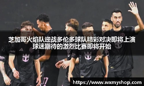 芝加哥火焰队迎战多伦多球队精彩对决即将上演球迷期待的激烈比赛即将开始